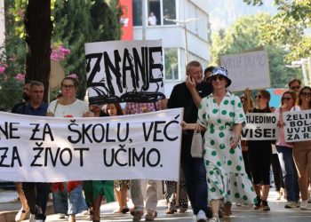 U srijedu protestna šetnja sindikata obrazovanja HNK
