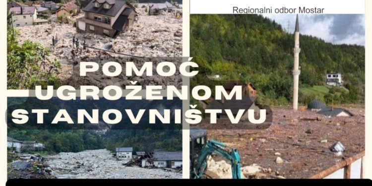 Merhamet“ pokrenuo akciju prikupljanja pomoći za stanovništvo u BiH ugroženo poplavama