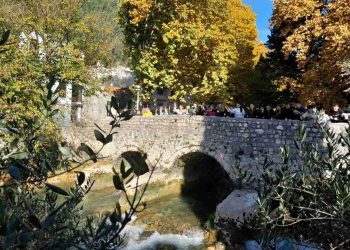 Učenici Prve osnovne škole Stolac bacanjem cvijeća sa stolačkih mostova obilježili godišnjicu rušenja Starog mosta