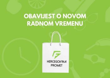 HERCEGOVINA PROMET: Obavijest o novom radnom vremenu