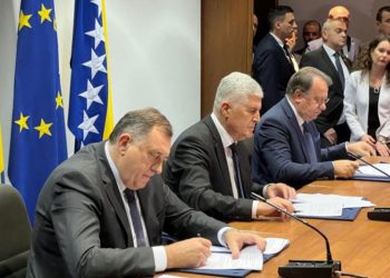 Dodik, Čović i Nikšić zadovoljni sastankom: Dogovoren glavni pregovarač s EU
