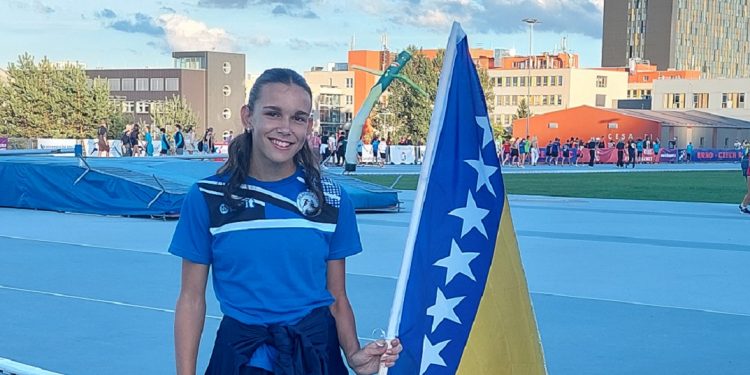 Mostarka Emina Đulić u juniorskoj atletskoj reprezentaciji BiH
