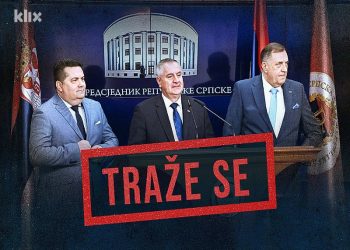 Raspisana centralna potjernica za Dodikom, Viškovićem i Stevandićem