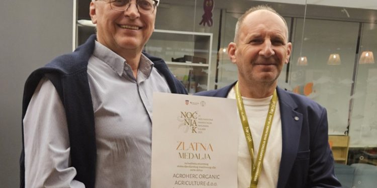 HERCEGOVINA SE UPISALA U MASLINARSKU ELITU: AGROHERC ORGANIC OSVOJIO ZLATNU MEDALJU NA NOĆNJAKU 2025