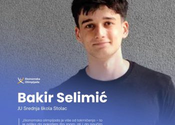 Mladi ekonomski umovi BiH u finalu Ekonomske olimpijade 2025: Stočanin Bakir Selimić jedan od finalista