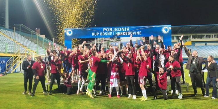 FK Sarajevo osvojio Kup BiH: Bordo tim nadmoćno slavio protiv Širokog Brijega