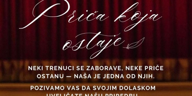 “Priča koja ostaje”: Maturanti Srednje škole Stolac pripremaju svečanu priredbu