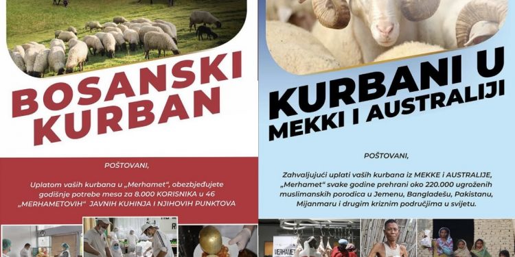 RO Merhamet Mostar: Kurban za gladne u BiH i krizna područja svijeta