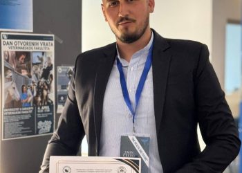 Emin Čekro iz Stoca učesnik Studentskog naučno-istraživačkog kongresa “One Health, One Future” u Sarajevu