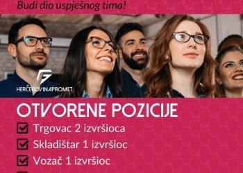 HERCEGOVINAPROMET d.o.o. raspisao konkurs za više radnih mjesta