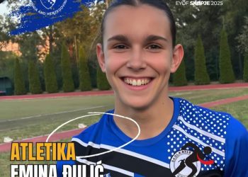 Emina Đulić predstavlja Bosnu i Hercegovinu na EYOF-u 2025 u Skoplju
