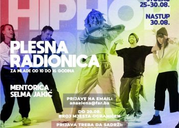 Besplatna HIP HOP plesna radionica za mlade u Stocu: Prijave u toku!