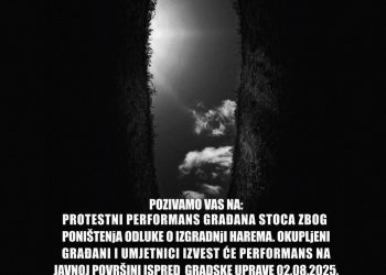 Protestni performans “Zemlja bez smiraja” sutra u Stocu