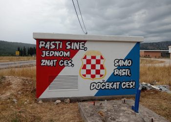 Ljubav prema zločinu nije patriotizam – odgovor na obnovljeni mural tzv. Herceg-Bosne