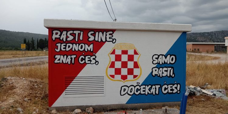Ljubav prema zločinu nije patriotizam – odgovor na obnovljeni mural tzv. Herceg-Bosne