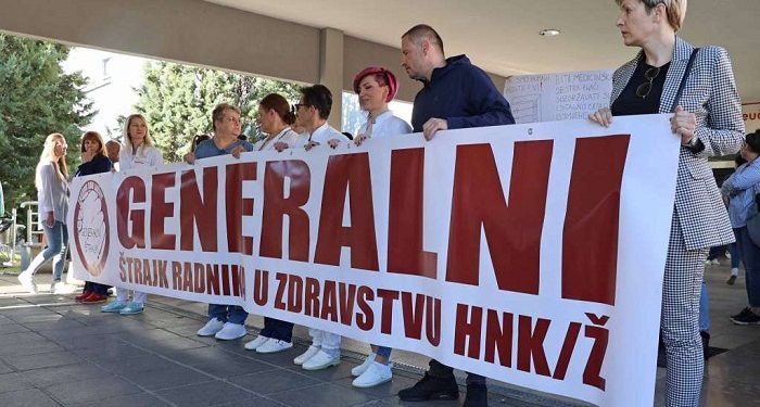 AKTUELNO: SUD PRIVREMENO ZABRANIO GENERALNI ŠTRAJK ZDRAVSTVENIH RADNIKA U HNK