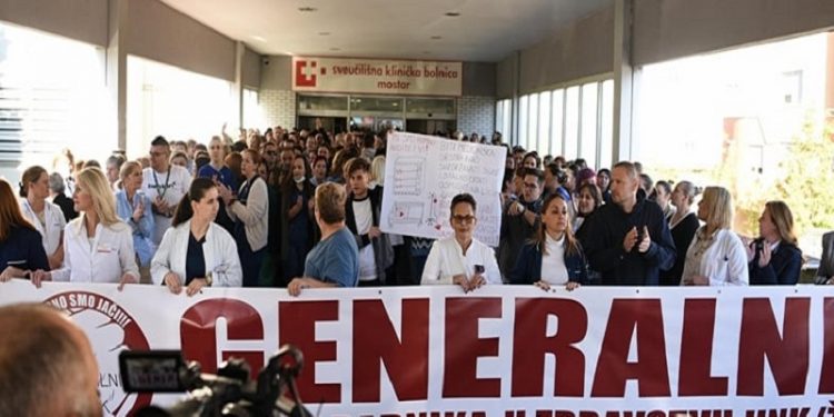 Općinski sud Mostar zabranio štrajk zdravstvenih radnika