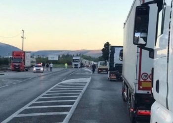 Protest prevoznika izazvao gužvu na ulazu u Mostar