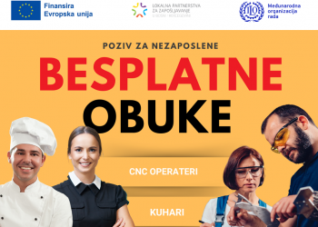 Besplatne obuke za kuhare, sobarice i CNC operatere u Hercegovini