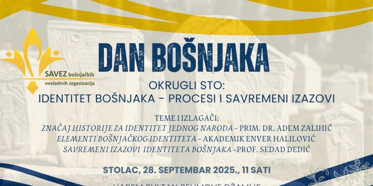 Obilježavanje Dana Bošnjaka u Stocu: Okrugli sto o identitetu i savremenim izazovima
