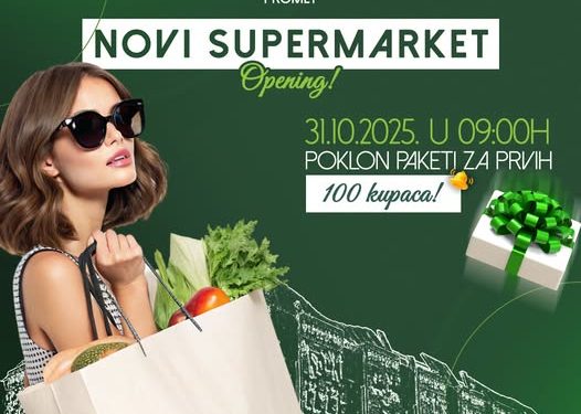 Hercegovinapromet otvara svoj 20. supermarket u Mostaru