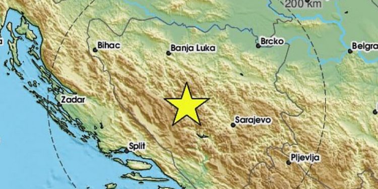 Zemljotres pogodio Bugojno: Epicentar kod Rostova
