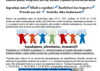 Udruženje “Transformator“ i „Susreti“ pozivaju mlade da se izraze kroz kreativnost