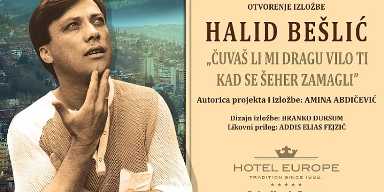 Otvorenje izložbe o Halidu Bešliću 26. decembra u bašti hotela Europe u Sarajevu