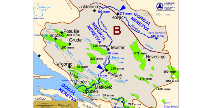 Agencija za vodno područje Jadranskog mora upozorava na poplave