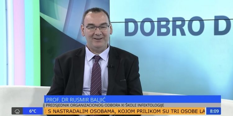 Stolac je uvijek davao najbolje: Prim. prof. dr. sc.med. Rusmir Baljić, Stočanin na čelu infektivne klinike KCUS-a
