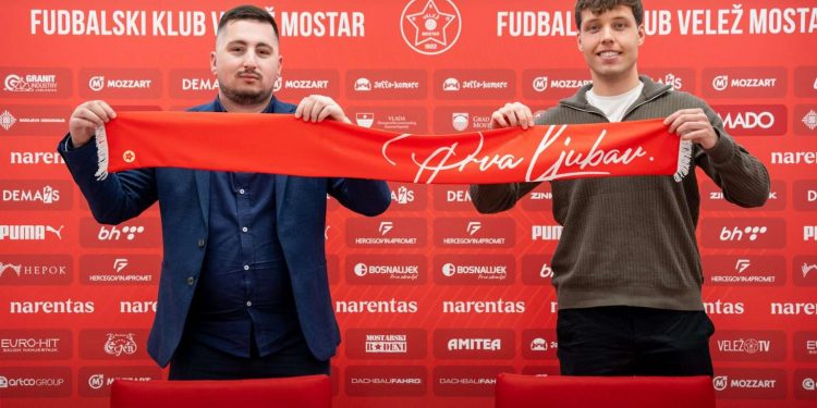 Arman Nur Turković novi fudbaler FK Velež Mostar – stolački korijeni u crvenom dresu