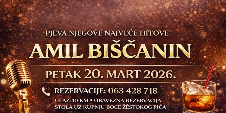 MUZIKA UŽIVO PONOVO U STOCU: VEČER POSVEĆENA HALIDU BEŠLIĆU U CLUBU STARS RIVINE