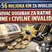 ISPLATA INVALIDNINA U FBIH: Osigurano više od 56 miliona KM za ratne i civilne invalide