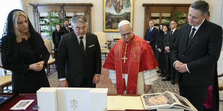 Predsjedništvo BiH s papom Lavom XIV