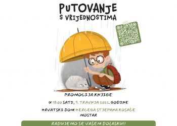 Mostar: Promocija priručnika „Putovanje s vrijednostima“ autorice Radmile Lauš