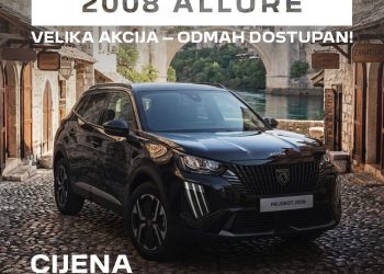 NE PROPUSTITE HIT SEZONE: Peugeot 2008 Allure U PSC Hercegovinapromet Mostar – ODMAH DOSTUPAN!