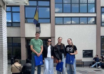 Predstavnici Prve osnovne škole Stolac na kantonalnom takmičenju iz engleskog jezika