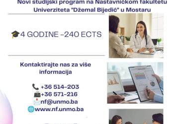 Univerzitet „Džemal Bijedić“ u Mostaru otvara studij psihologije na Nastavničkom fakultetu