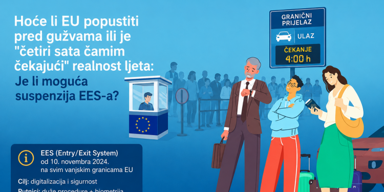 Hoće li EU popustiti pred gužvama ili je “četiri sata čamim čekajući” realnost ljeta: Je li moguća suspenzija EES-a