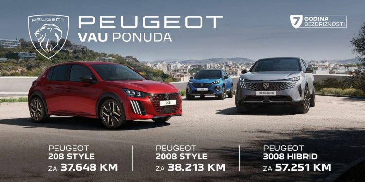 Od gradskog do hibridnog: PSC Hercegovinapromet predstavlja aktuelne Peugeot modele