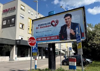 Novi bilbordi u Mostaru: Internističko-kardiološka ordinacija Dr. Boloban još bliže pacijentima
