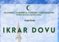 Stolac: Program povodom ikrar dove okupit će vjernike u Carevoj džamiji