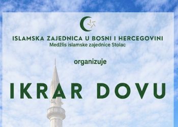 Stolac: Program povodom ikrar dove okupit će vjernike u Carevoj džamiji