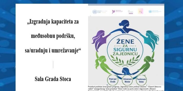 U Stocu radionica za jačanje ženskog aktivizma i međusobne podrške u lokalnim zajednicama