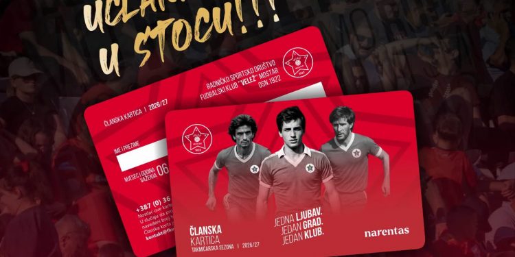 Rođeni večeras u Stocu: Navijači imaju priliku učlaniti se u FK Velež