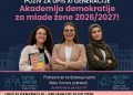 Otvorene prijave za XI generaciju Akademije demokratije za mlade žene