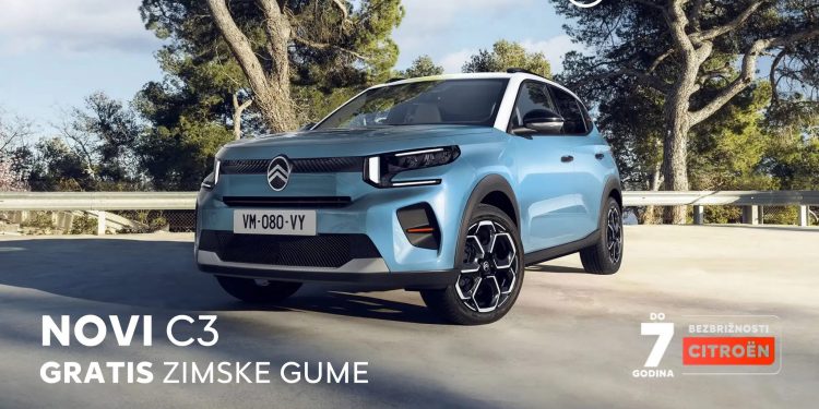 TRAŽITE NOVI AUTO? PSC HERCEGOVINAPROMET IMA PONUDU KOJU VRIJEDI ISKORISTITI: CITROËN C3 + GRATIS ZIMSKE GUME