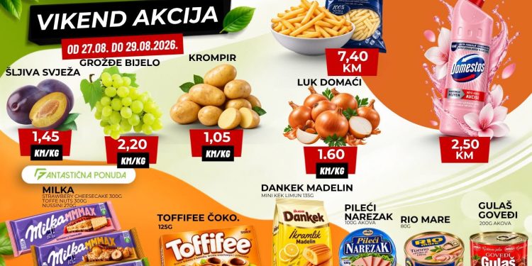 AKO STE PLANIRALI KUPOVINU, OVAJ VIKEND VRIJEDI SVRATITI U HERCEGOVINAPROMET