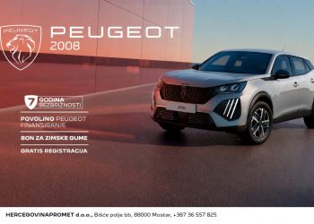PEUGEOT 2008 U POSEBNOJ AKCIJI: ZIMSKE GUME, GRATIS REGISTRACIJA I 7 GODINA BEZBRIŽNOSTI