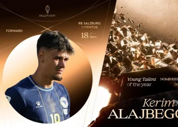 Najveće priznanje: Kerim Alajbegović u izboru Zlatne lopte za najboljeg mladog igrača svijeta
